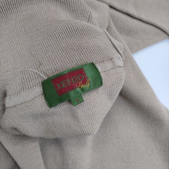 KENZO 刺繍ロゴ ケンゾーゴルフ タートルネック セーター ニット