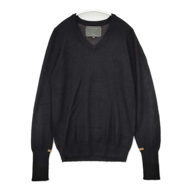 THE INOUE BROTHERS スリ・アルパカ セーター L 黒 THE INOUE BROTHERS シュプリームロイヤルアルパカ Vネック セーター