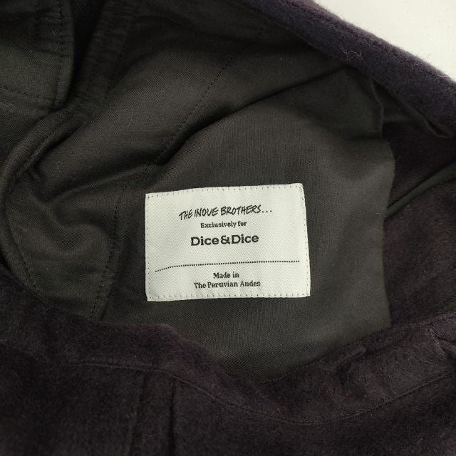 THE INOUE BROTHERS Dice ＆Dice アルパカ混 ニット パンツ パープル メンズ ザイノウエブラザーズ【中古】5-1124T∞ THE INOUE BROTHERS Dice ＆Dice アルパカ混 ニット パンツ パープル