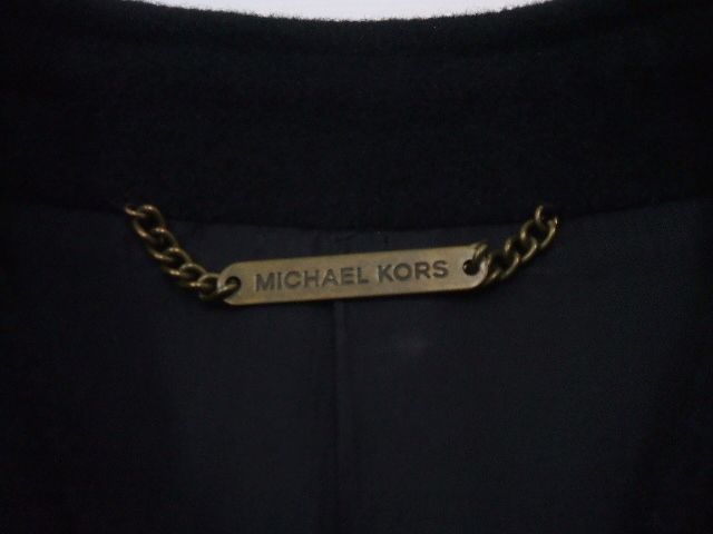 Michael Kors アンゴラ サイズ6 コート ブラック レディース マイケル