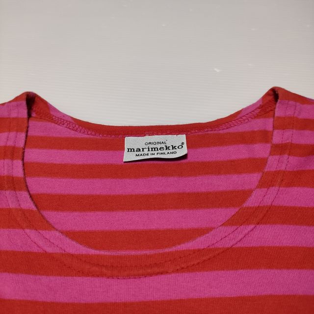 marimekko - マリメッコ 総柄 半袖 カットソー 36 レッド系 marimekko レディース アディダスオリジナルス adidas originals マリメッコ marimekko