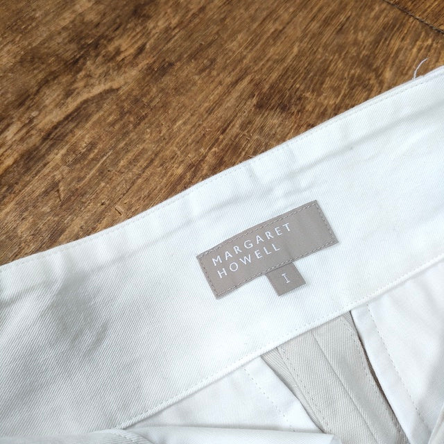 MARGARET HOWELL COTTON LINEN TWILL 578-9132008コットンリネンツイル サイズ1 ロングスカート