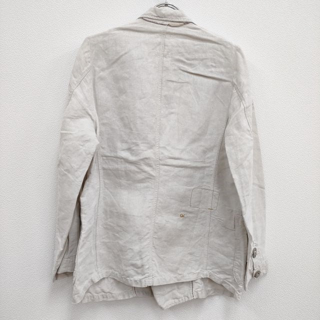 45R/45rpm リネンの908Pジャケット 定価70400円 ダブル テーラード