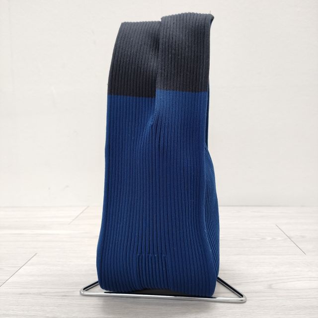 CFCL notched rib bag 1 ニット ハンドバッグ ブルー レディース