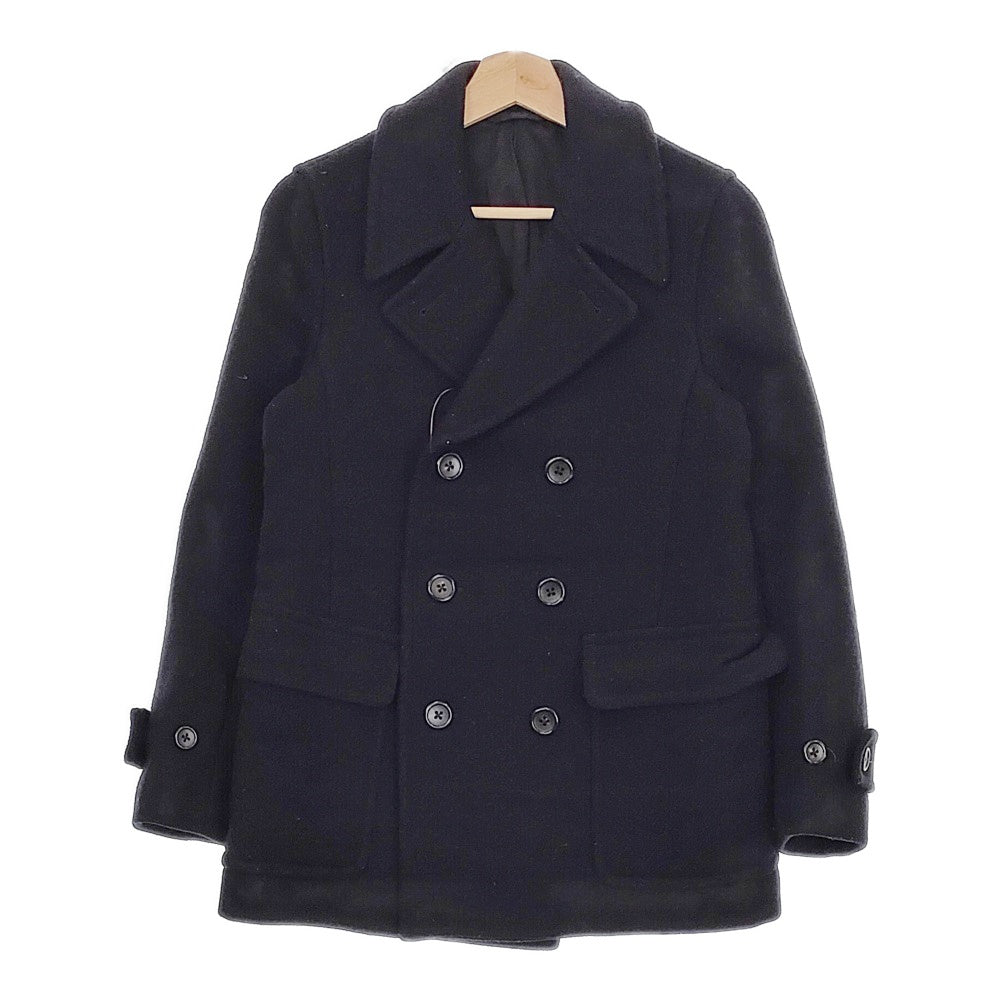 今季　MARGARET HOWELL ブラックオーバーサイズコート　サイズ1 MARGARET HOWELL（マーガレットハウエル）の「HEAVY WOOL MELTON