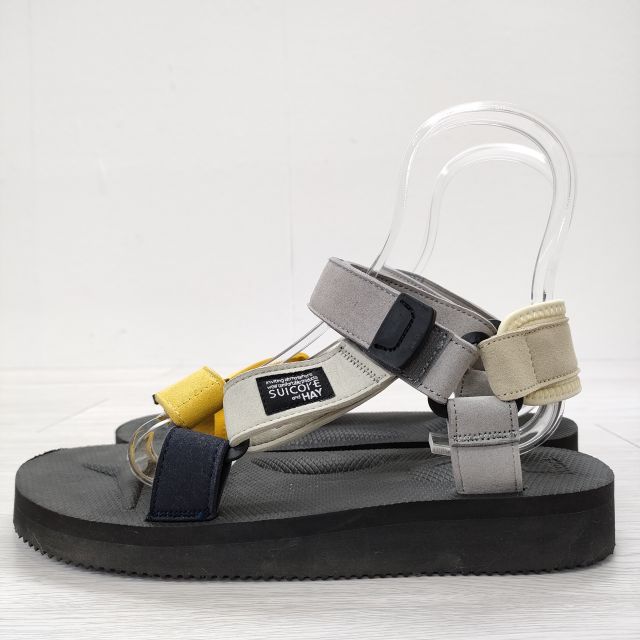 SUICOKE HAY ヘイ HAY SUICOKE DEPA Mango Splash サイズ25cm アンクルベルト サンダル グレー