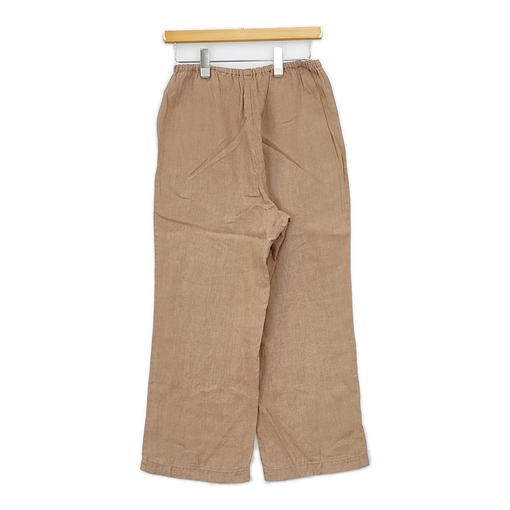 センスのいい お歳暮 fog linen work リネン ゴム イージーパンツ パンツ ベージュ パンツ