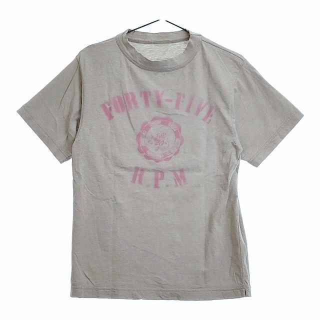45R/45rpm ステンシルスティービー君の90845星Tシャツ 定価11000円
