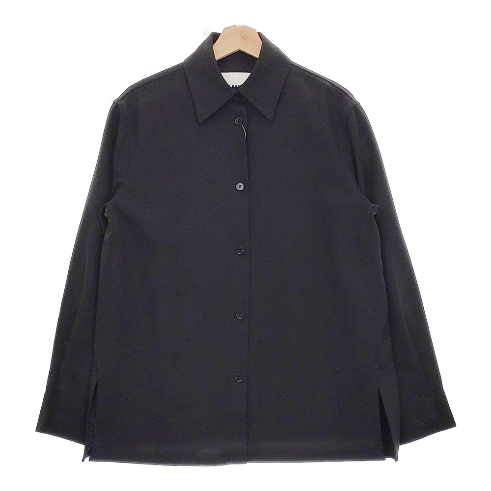 JIL SANDER 未使用品 CAMICIA ウールギャバジンシャツ J52DL0008