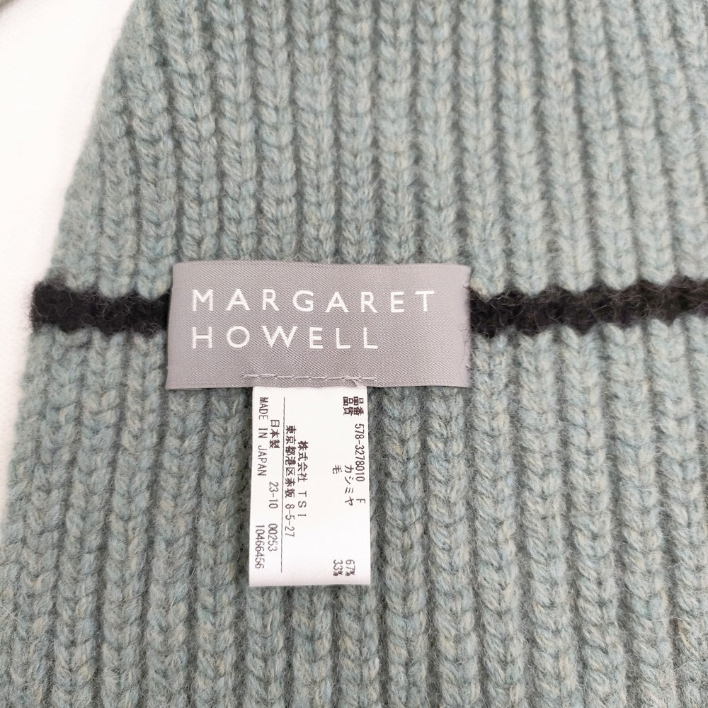 MARGARET HOWELL カシミヤウール ラインマフラー 578-3278010 マフラー