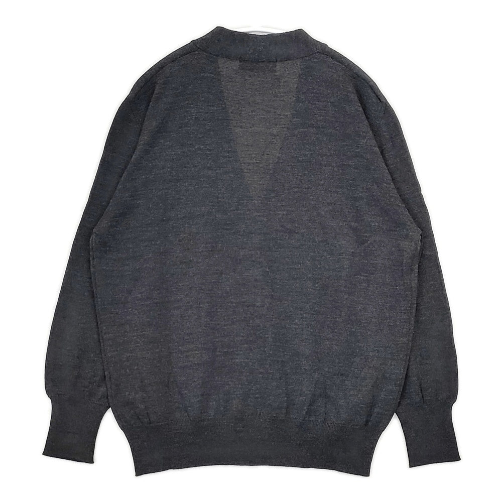 MARGARET HOWELL グレー ニットカーディガン MARGARET HOWELL（マーガレットハウエル）カーディガン グレー