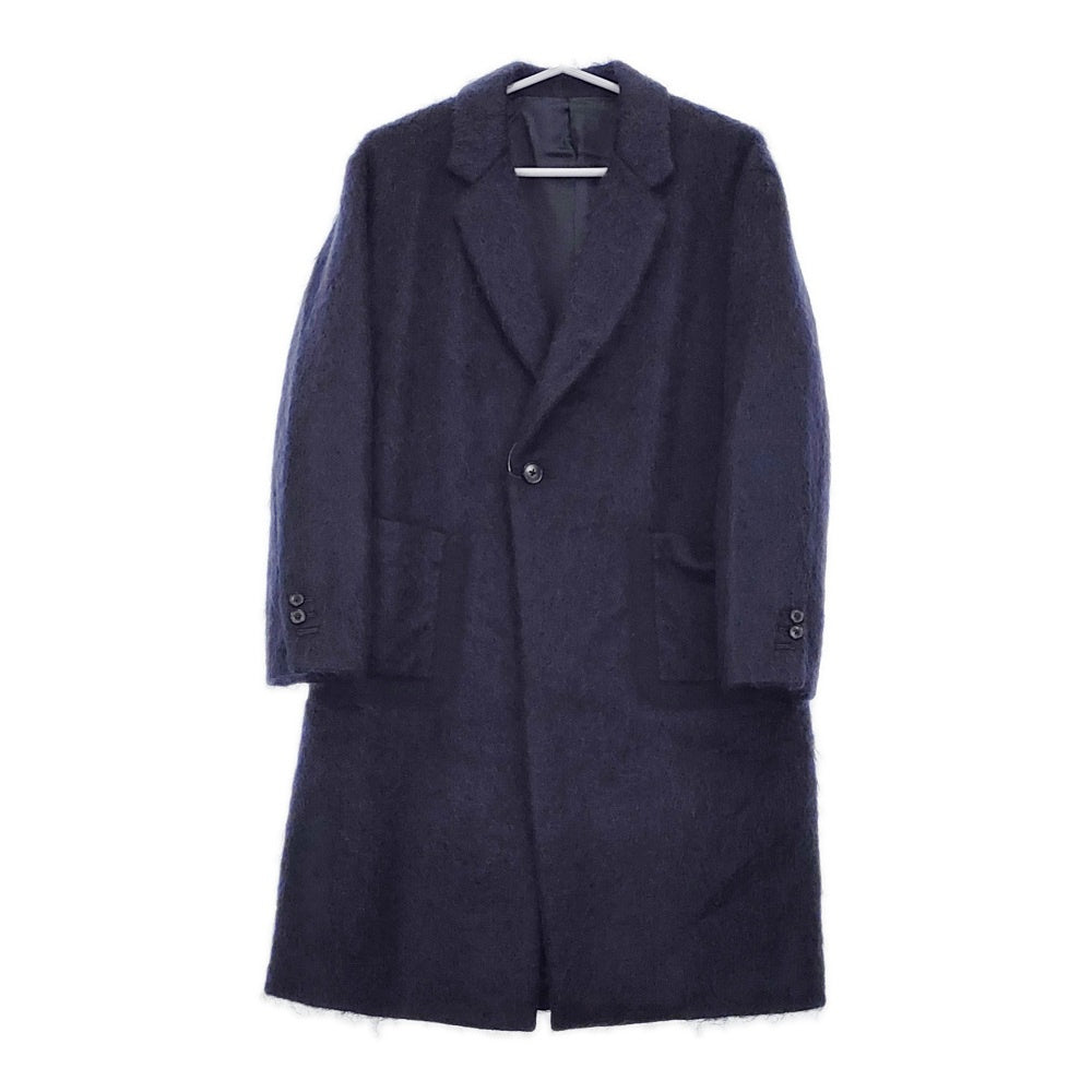 08 sircus 08サーカス モヘヤ サイズ0 チェスターコート ネイビー レディース【中古】5-1030A◎ 08 sircus 08サーカス モヘヤ サイズ0 チェスターコート ネイビー