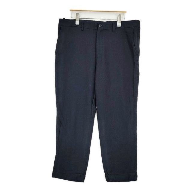 Mr.GENTLEMAN ウール パンツ 濃紺 ネイビー メンズ ミスタージェントル