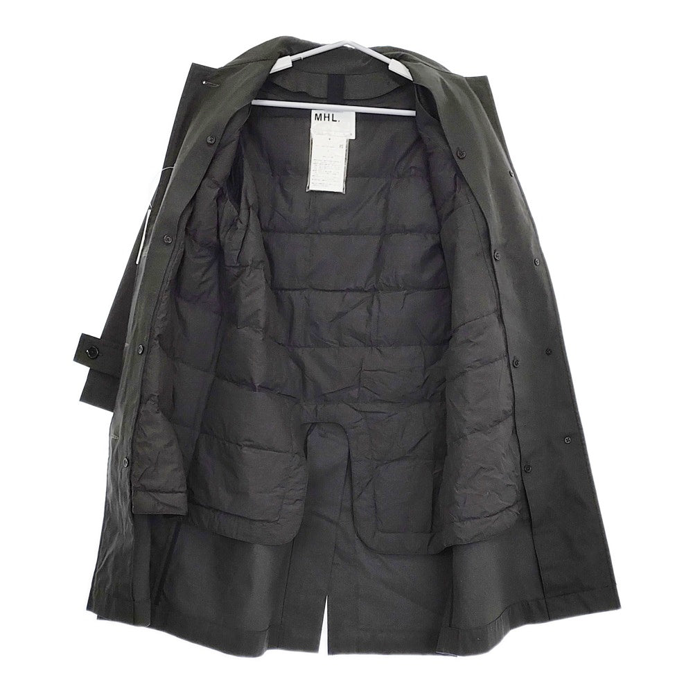 MHL. 595-2210501 PROOFED COTTON NYLON TWILL ダウンライナー付き MHL. 595-2210501 PROOFED COTTON NYLON TWILL ダウンライナー付き