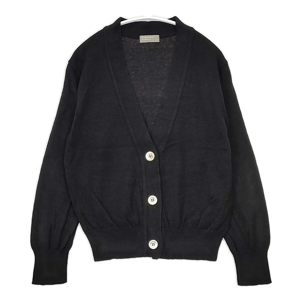 MARGARET HOWELL 578-0164600 COTTON CASHMERE V NECK CARDIGAN