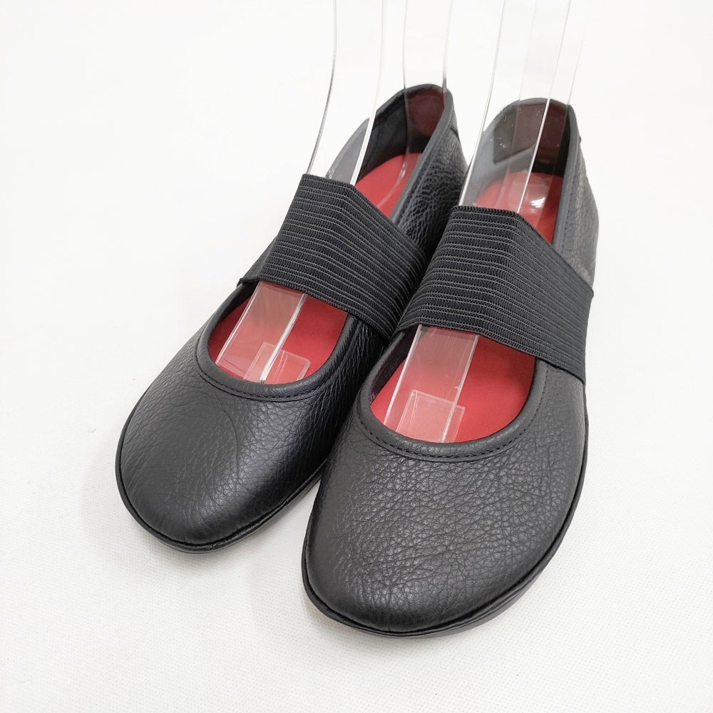 CAMPER RIGHT NINA レザー フラットシューズ サイズ39 シューズ・靴 ブラック レディース カンペール【中古】5-1203G◎ CAMPER RIGHT NINA レザー フラットシューズ サイズ39 シューズ・靴