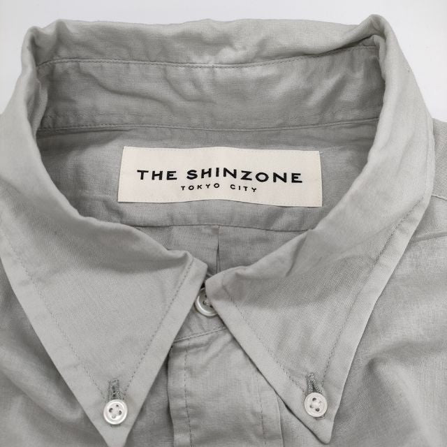 Shinzone SHEER DADDY SHIRT 定価18700円 24MMSBL09 シアー 長袖シャツ ライトグレー シンゾーン 5-0601M 258597 Shinzone SHEER DADDY SHIRT 定価18700円 24MMSBL09 シアー 長袖