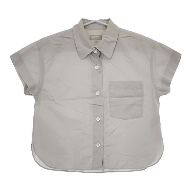 MARGARET HOWELL 578-3152005 COTTON POPLIN コットン 半袖シャツ 23SS