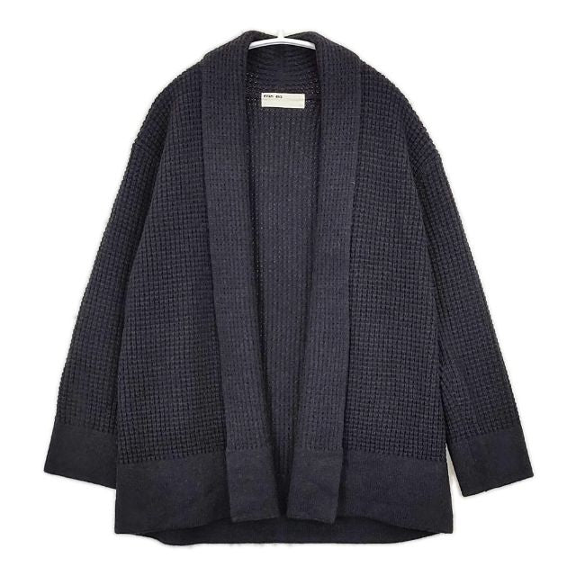 evam eva カシミヤ ワッフルニット E173K119 羽織 カーディガン