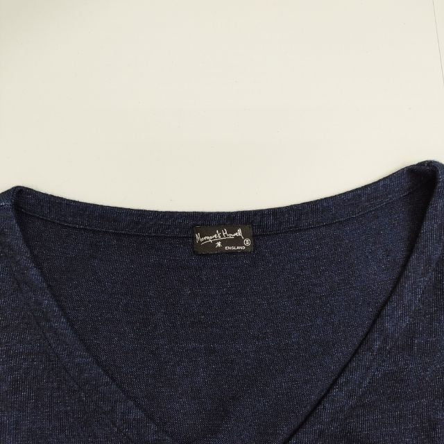 MARGARET HOWELL インディゴ コットン ノースリーブ ワンピース