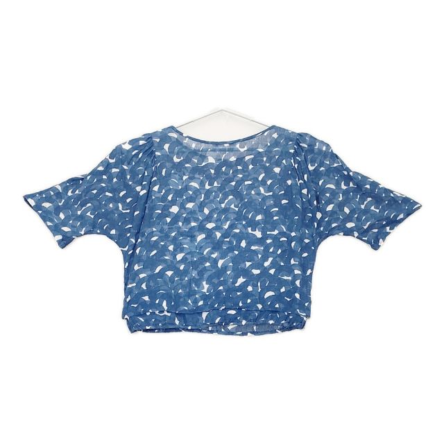 mina perhonen ws1913 chouho コットン 刺繍 サイズ36 ブラウス シャツ ブルー レディース ミナペルホネン【中古】5-1217M∞ mina perhonen ws1913 chouho コットン 刺繍 サイズ36 ブラウス シャツ