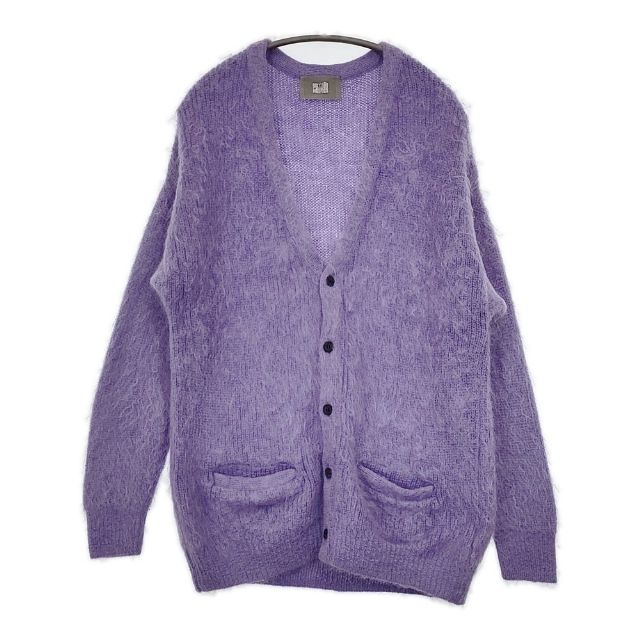 cassette カセット mohair shaggy C/D 定価46200円 WISM モヘヤ カーディガン 23AW パープル メンズ【中古】5-0823T∞ cassette カセット mohair shaggy C/D 定価46200円 WISM モヘヤ