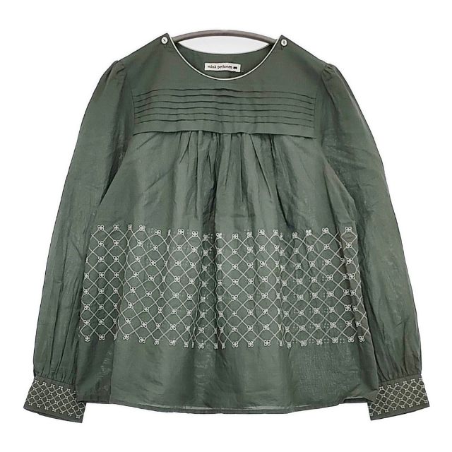 mina perhonen flower beads エンブロイダリーブラウス zs1125 刺繍