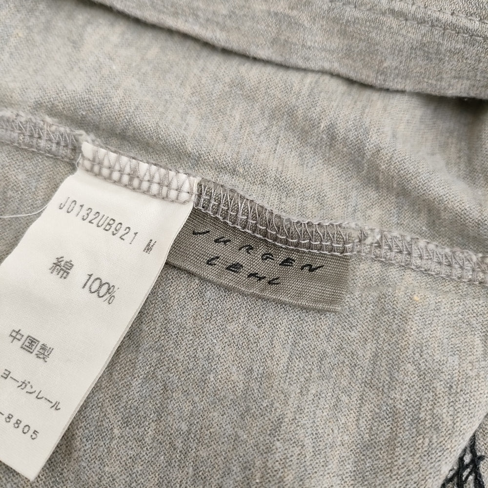 JURGEN LEHL J0132UB921 コットン 犬 刺繍 半袖Tシャツ
