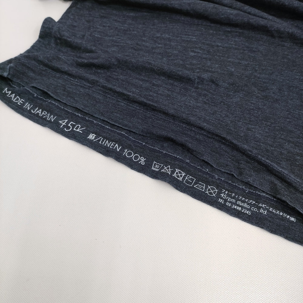 45R 45rpm リネン天竺の45星Tシャツ 2枚セット