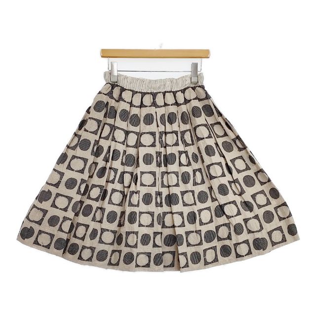 mina perhonen luna ns5568 リネンシルク カットジャガード スカート