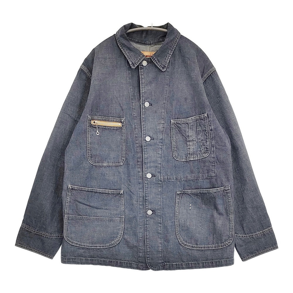 45R/45rpm 麦デニムの908カバーオール (影色納戸 重) 定価 45R/45rpm 麦デニムの908カバーオール (影色納戸 重) 定価