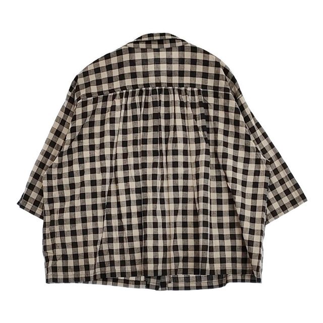 nest Robe ギンガムチェックワッシャーギンガムスリーピングシャツ