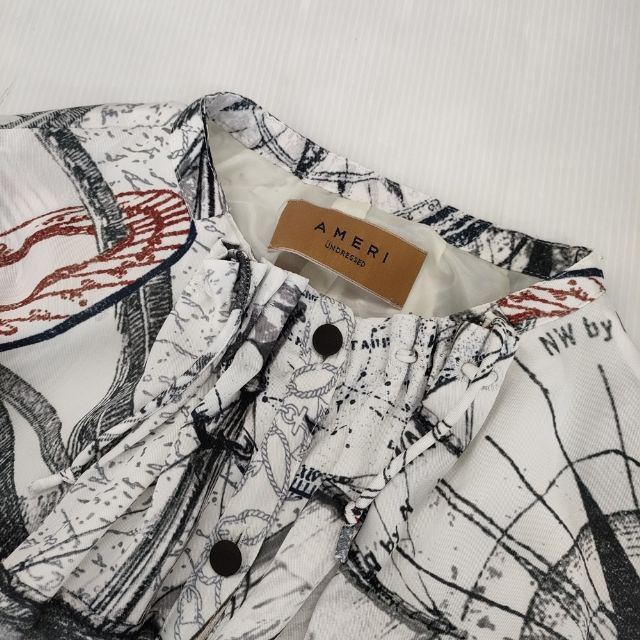 AMERI UNDRESSED CRUISE SCARF DRESS 02920520210 ワンピース ホワイト