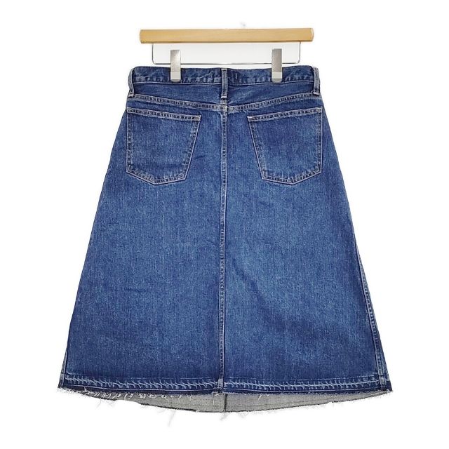 RED CARD SCARLET 裾ダメージ加工デニム スカート ブルー レディース