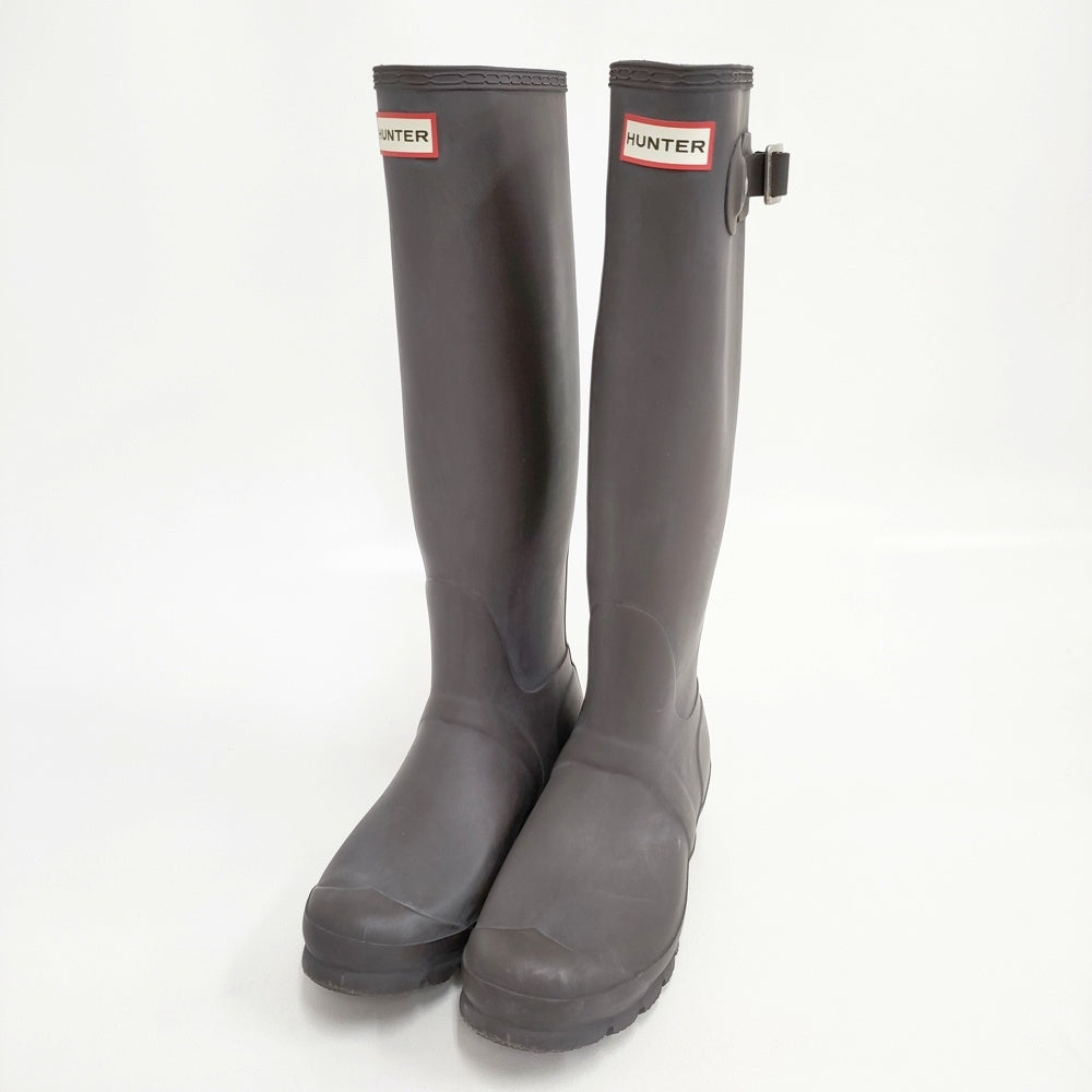 値下げしました‼️【中古品】HUNTER レインブーツ　25センチ HUNTER - ハンター レインブーツ 赤 レッドの通販 by choco's shop