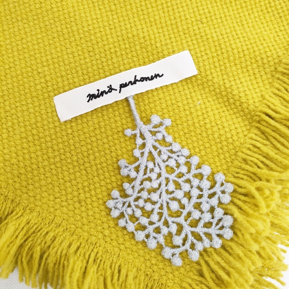 mina perhonen mou va7615 大判ストール ウール ブランケット イエロー