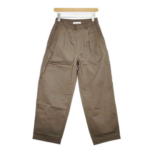 upper hights ARMY 2タック ワイド チノパンツ カーキ レディース