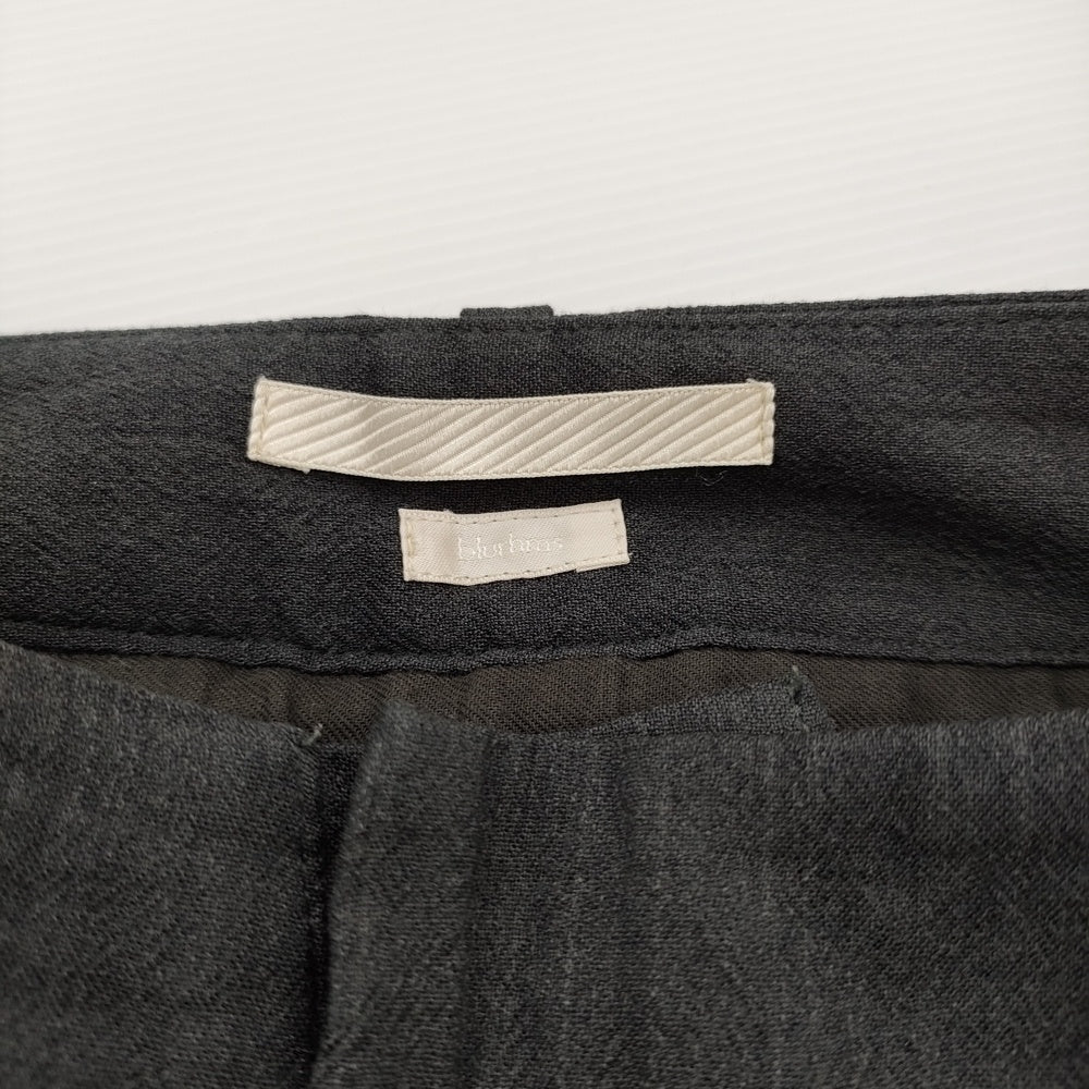 blurhms スラックス 【送料無料】 blurhms (ブラームス) Wool Ramie Super Wide Slacks / ウールラミー