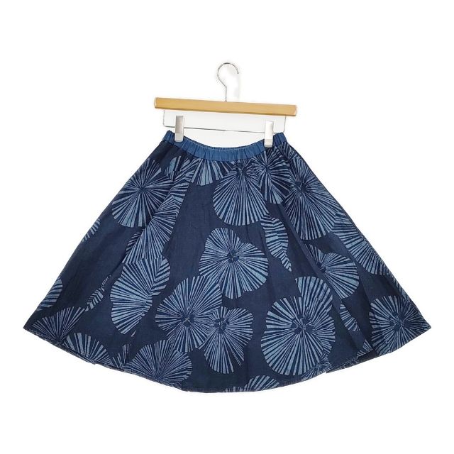やまと　パラスパレス　スカート Pal'las Palace 藍染 花柄 インディゴ スカート ネイビー レディース