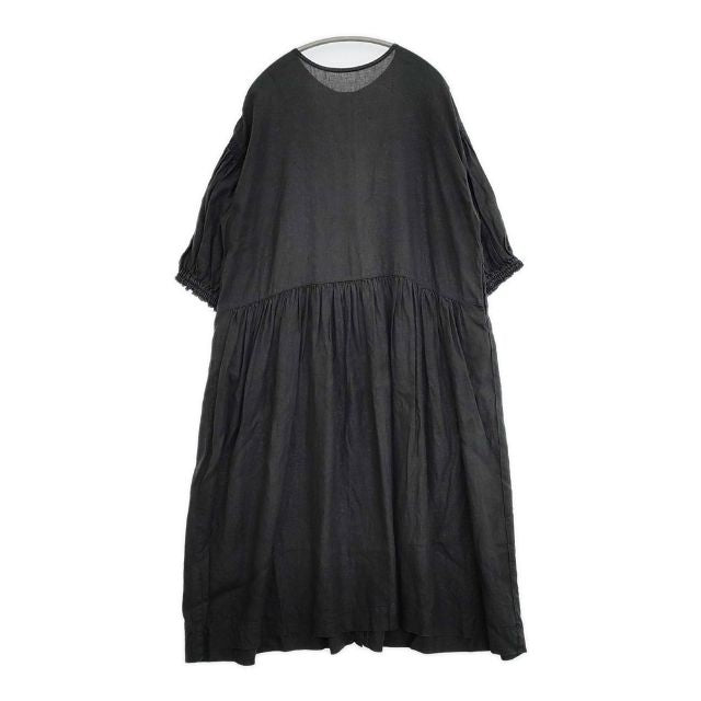 nest Robe 01212-1193 ヘンプバルーンスリーブワンピース 製品染め