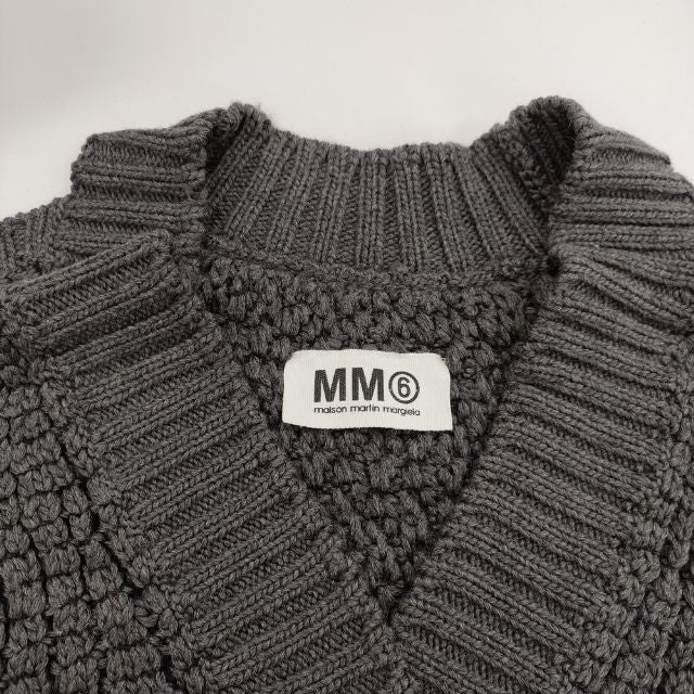 MM6/Maison Margiela ここのえ イタリア製 ウール ノースリーブニット