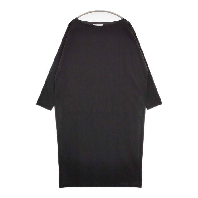 YAECA 12784 コットンリネン ワンピース ブラック レディース ヤエカ【中古】5-1124M∞ YAECA 12784 コットンリネン ワンピース ブラック レディース ヤエカ