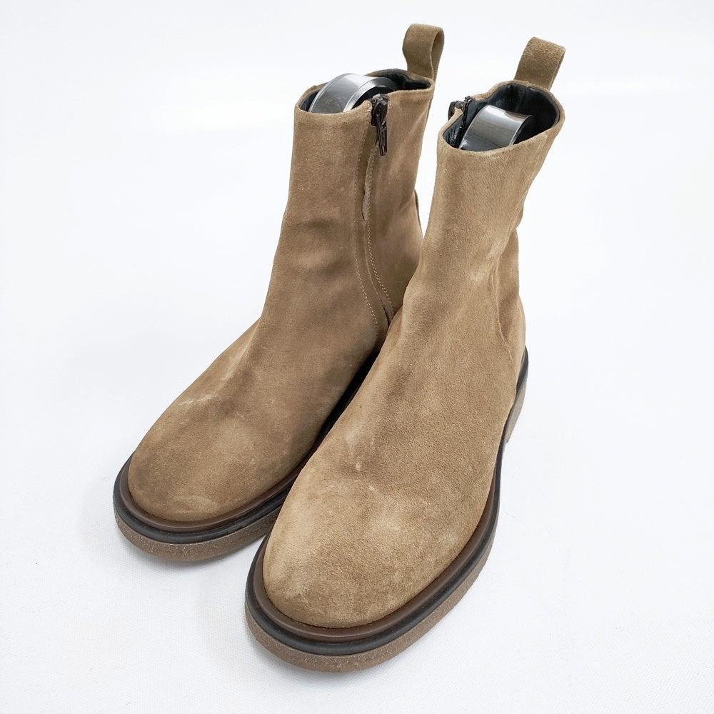 FABIO RUSCONI スエードブーツ 定価31900円 サイズ37 ブーツ ベージュ