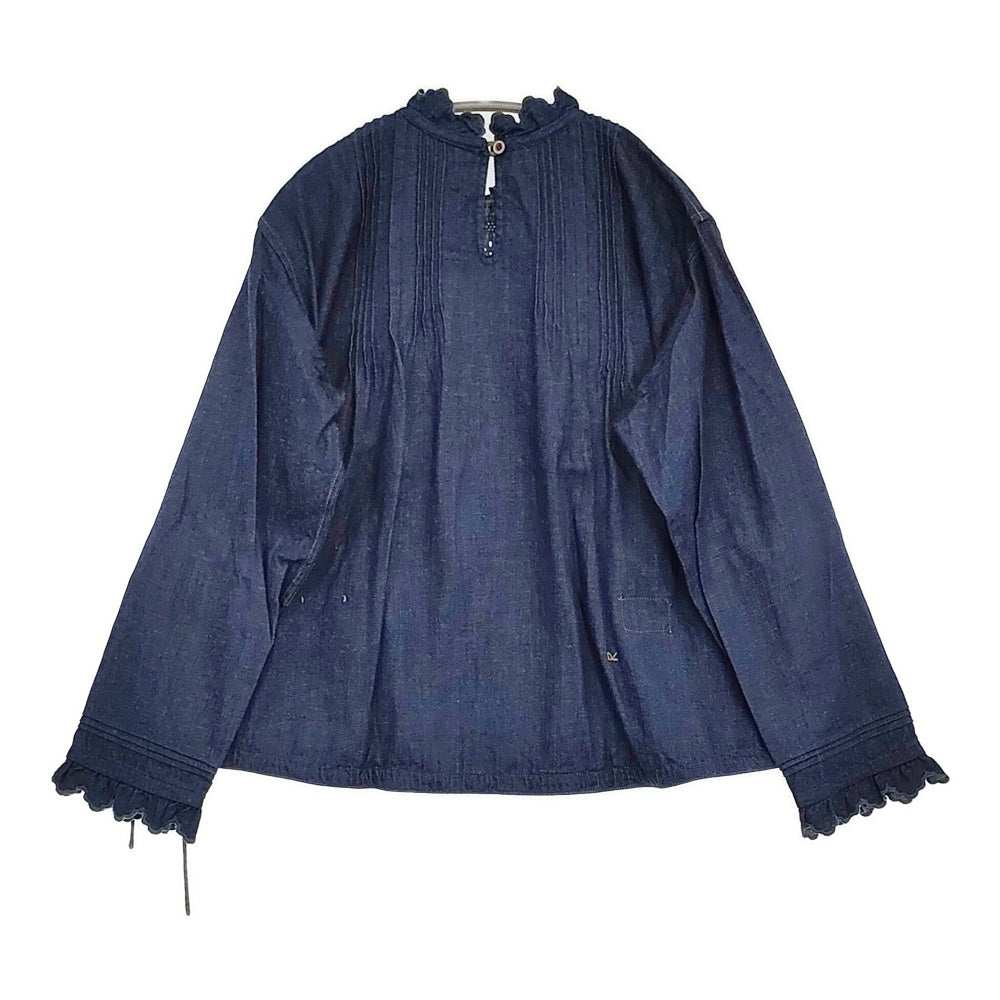 45R シャツデニムのカットワークMシャツ 45rpm 45R/45rpm シャツデニムのカットワークdeTシャツ濃 定50600円