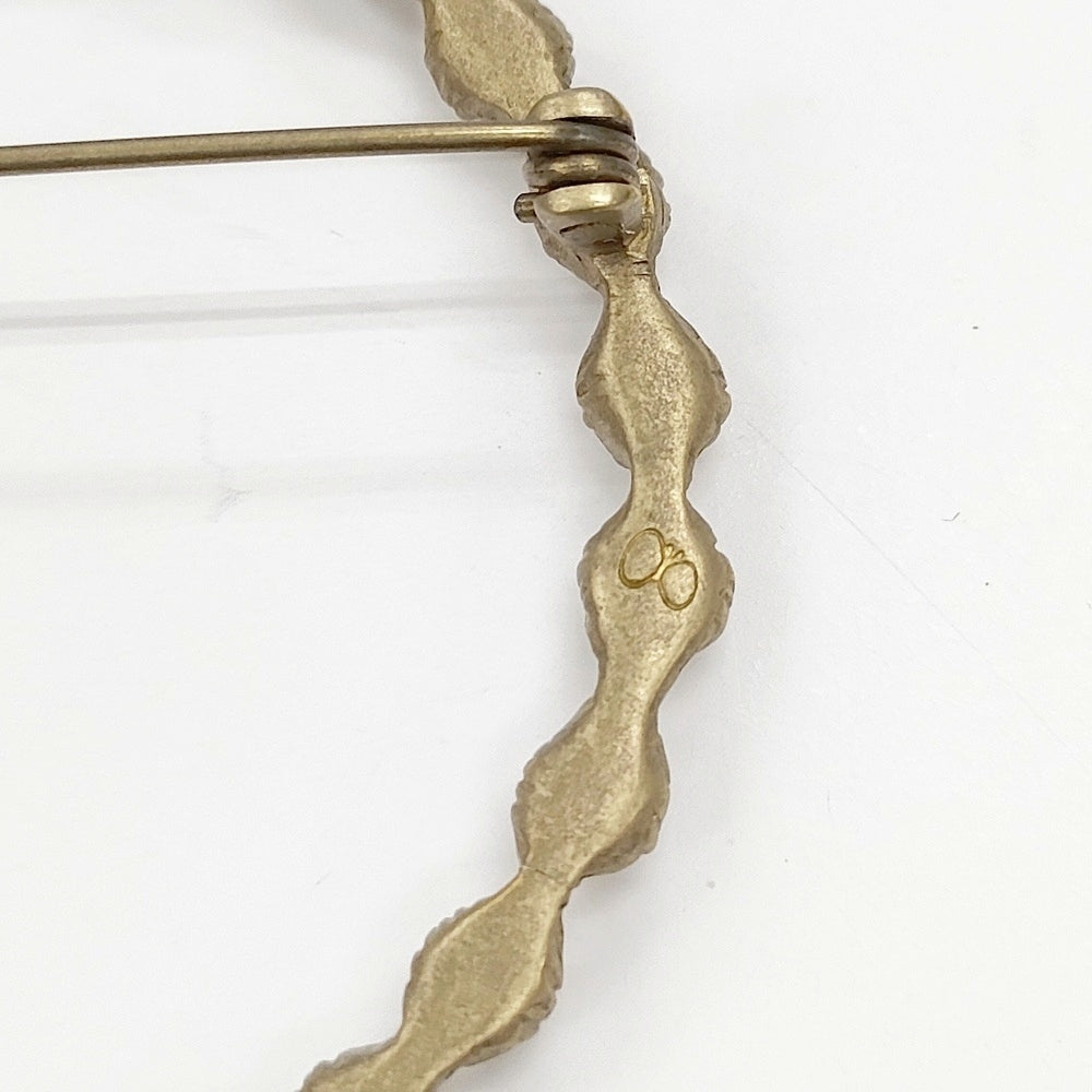 mina perhonen tambourine 真鍮 アンティークゴールド ブローチ