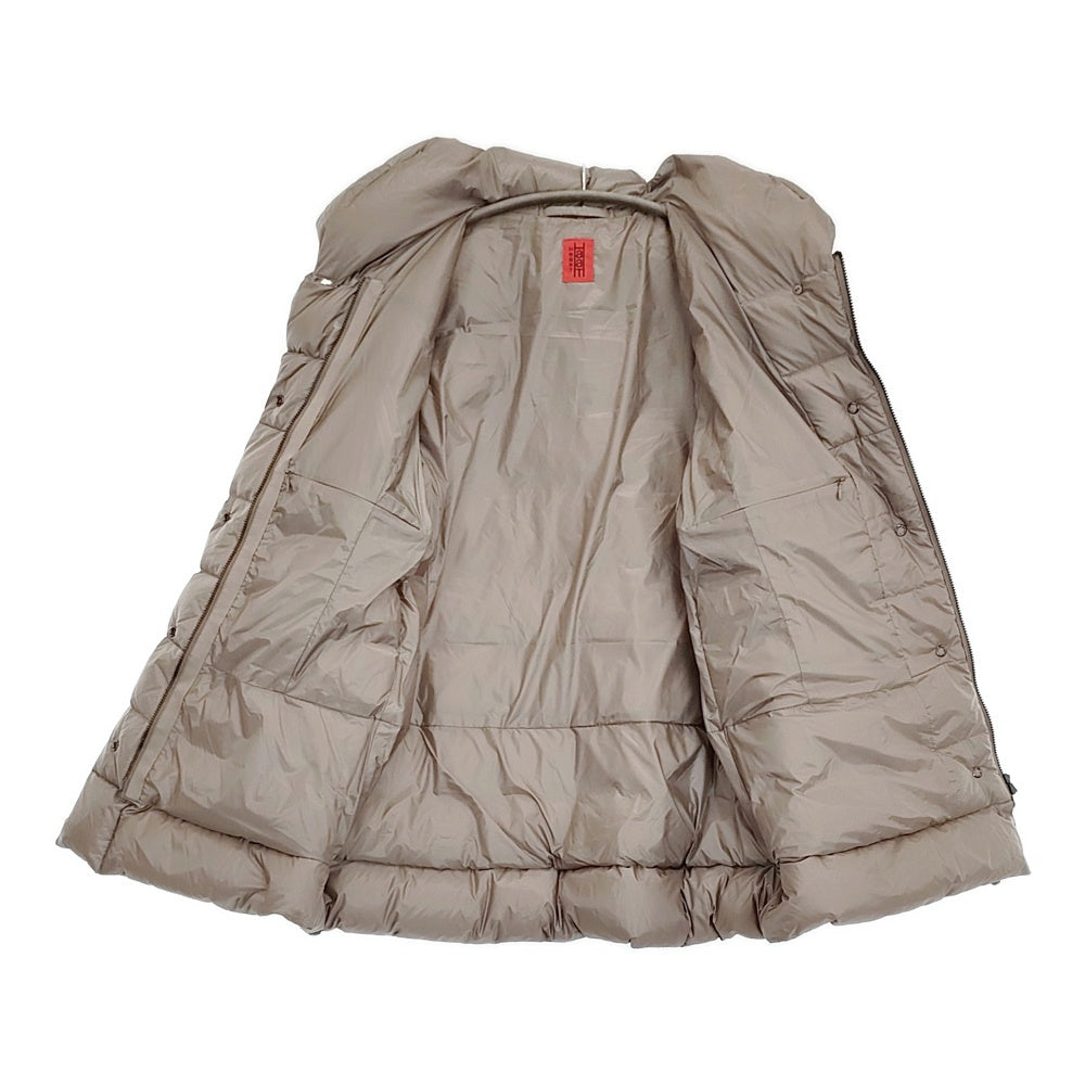 Haat ISSEY MIYAKE HA23FD576 サイズ2 ダウンジャケット グレージュ レディース ハートイッセイミヤケ【中古】5-1127A♪ Haat ISSEY MIYAKE HA23FD576 サイズ2 ダウンジャケット グレージュ