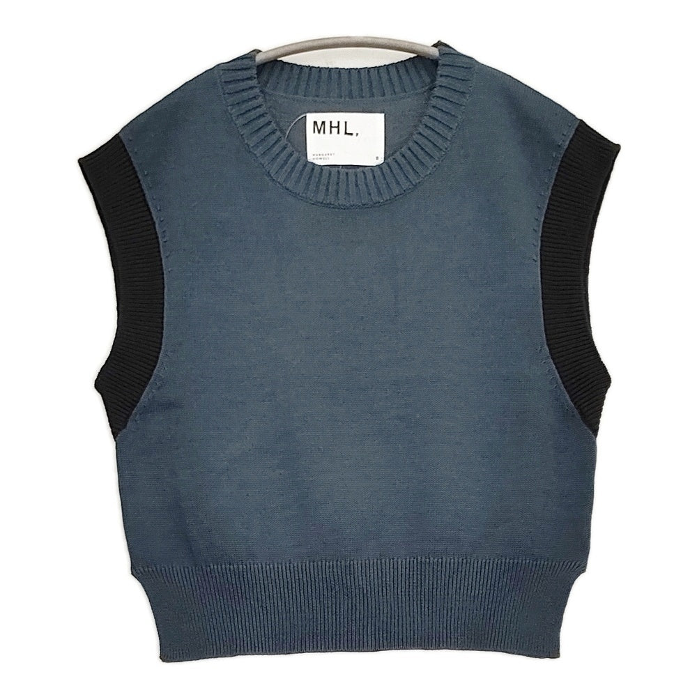 MHL. COATED DRY COTTON サイズ2 定価24970円 コットンニット ベスト