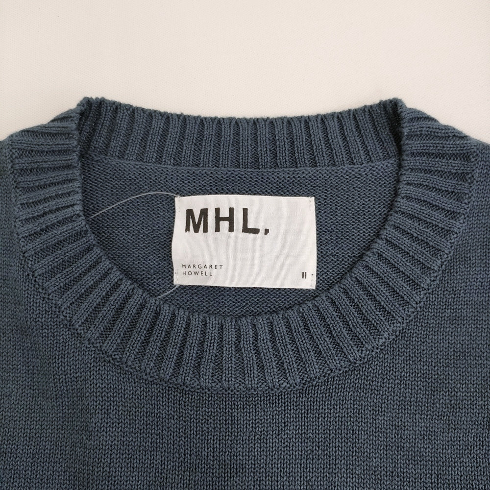 MHL. COATED DRY COTTON サイズ2 定価24970円 コットンニット ベスト