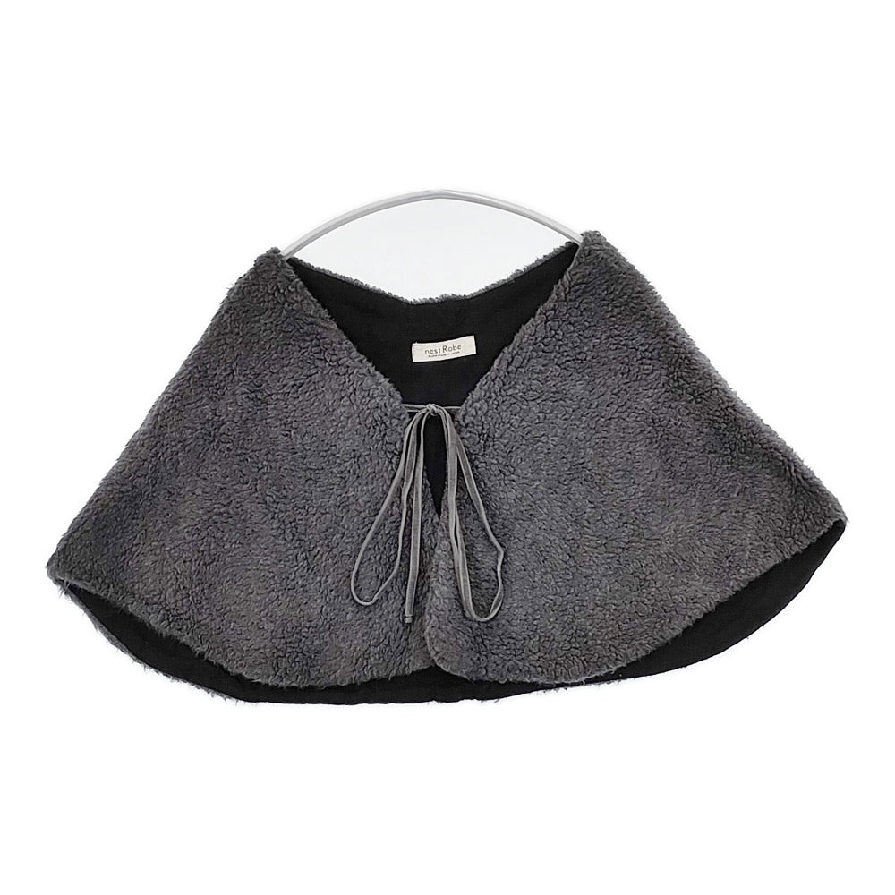 nest Robe ウールボア ケープ 定価14300円 01223-1037 ポンチョ 22AW