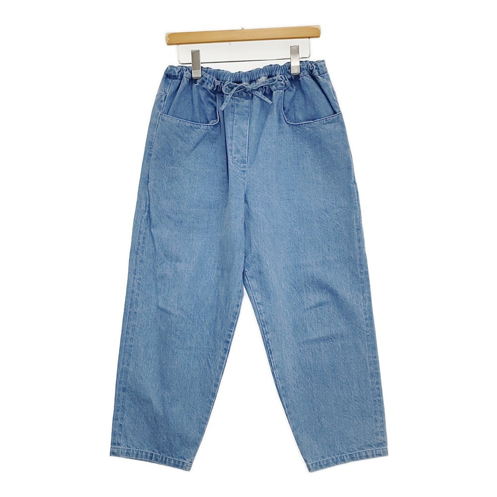 Atelier dantan Charron シャロン 定価29700円 ライトインディゴ イージー デニムパンツ ライトブルー レディース アトリエダンタン【中古】5-1121G♪ Atelier dantan Charron シャロン 定価29700円 ライトインディゴ